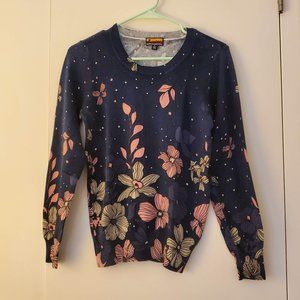 Brooklyn Industries Floral Sweater - Size M